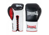 Перчатки боевые 8oz Lonsdale Campton 160003 8 R BK/WHT/RD черный\белый\красный