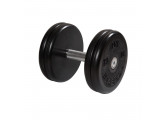 Гантель классик с вращающейся ручкой хром 19 кг MB Barbell MB-FdbEM-B19