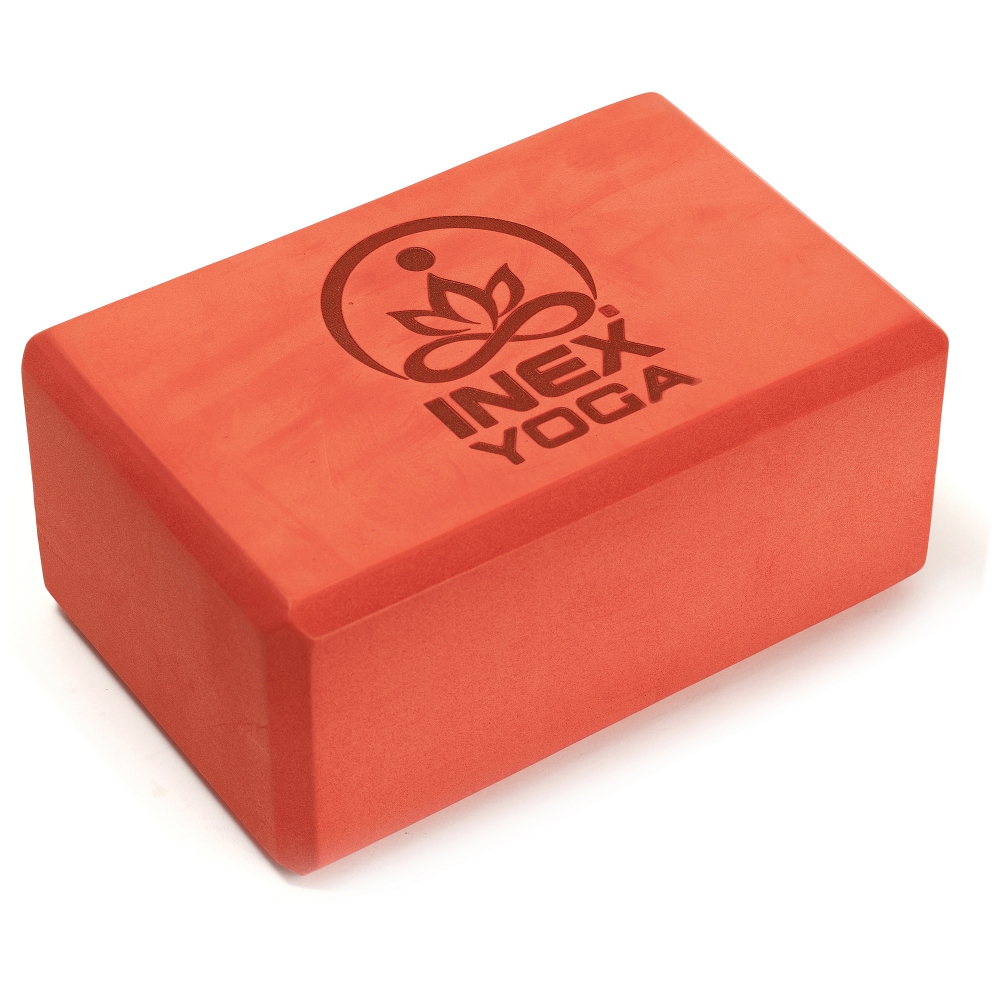 Блок для йоги 23x15x10см Inex Yoga Block EVA 4" YGBK-RD красный 2000_2000