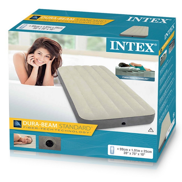 Надувной матрас Intex Deluxe Single-High, 99х191х25см 64707 700_700