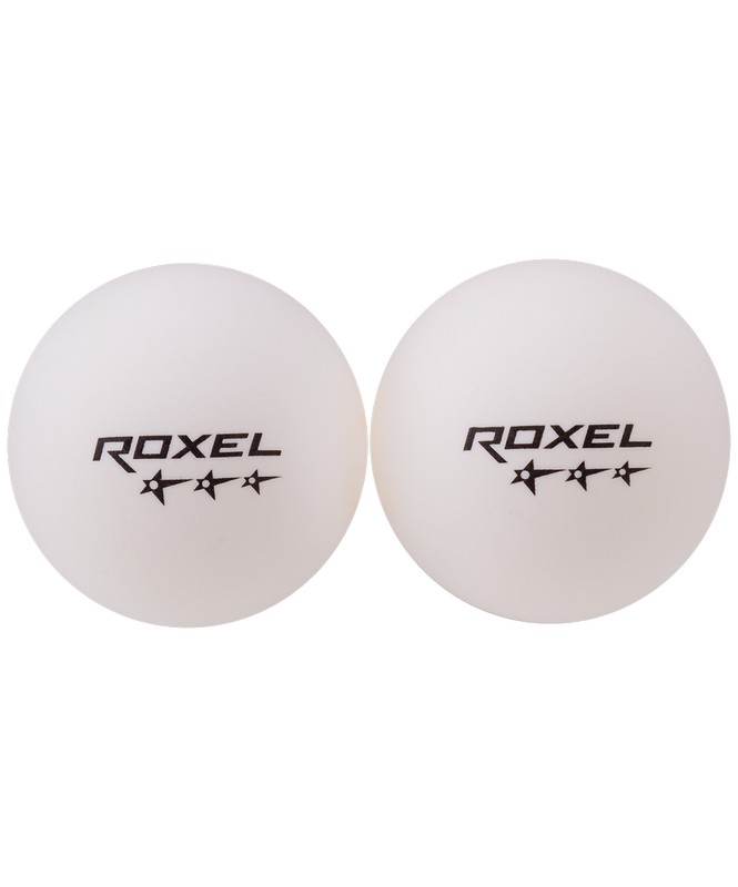 Мячи для настольного тенниса Roxel 3* Prime, 6 шт, белый 665_800