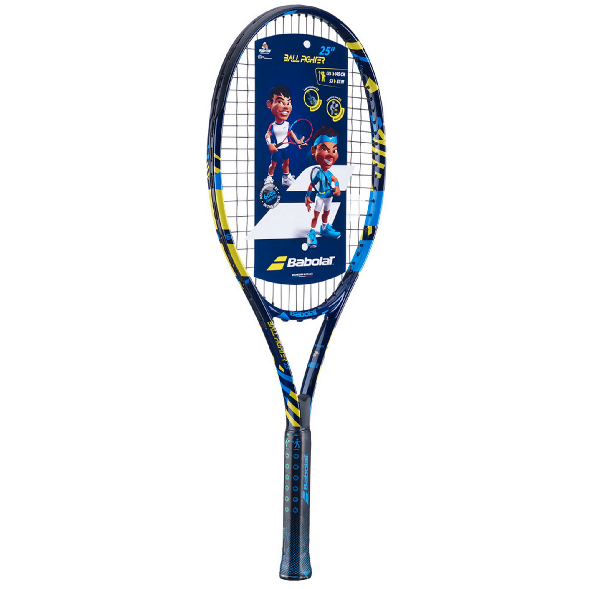 Ракетка для большого тенниса детская Babolat Ballfighter 25 Gr00 140482 сине-красный 2000_2000