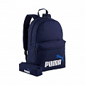 Рюкзак спортивный 41x28x14см, 22л Puma Phase Backpack 09094302 темно-синий 120_120