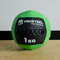 Медбол детский YouSteel 1кг, D254мм 120_120